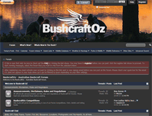 Tablet Screenshot of bushcraftoz.com